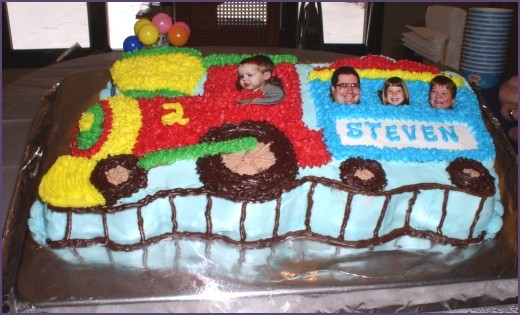 Grandma's Train Cake