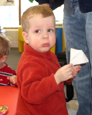 Steven at his school party