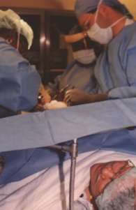 The C-section begins...