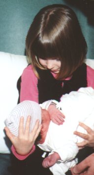 Diana holding steven