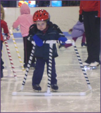 Steven skates by himself